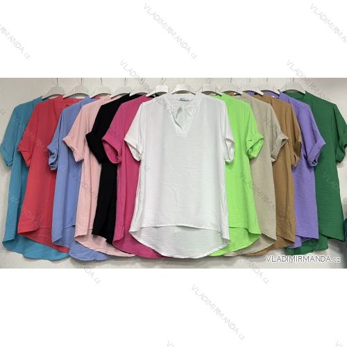 Tunika oversize 3/4 dlhý rukáv dámska (S/M ONE SIZE) TALIANSKA MÓDA IMWMY232251