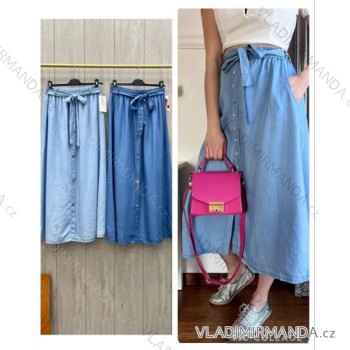 Sukňa dlhá dámska (S/M ONE SIZE) TALIANSKA MÓDA IMWL232266