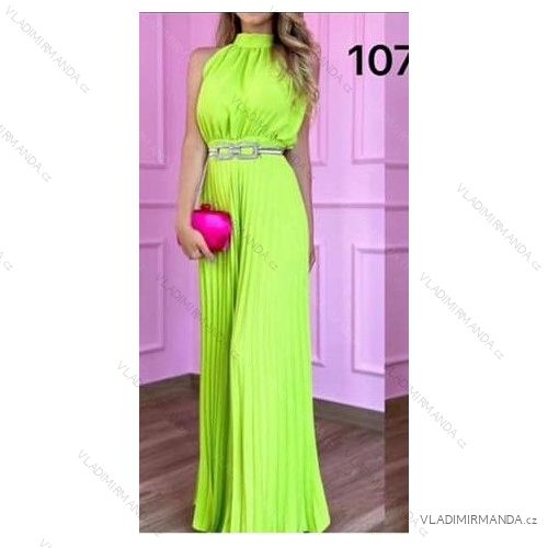 Overal dlhý elegantný bez rukávov dámsky (S/M ONE SIZE) TALIANSKA MÓDA IMWLN232286