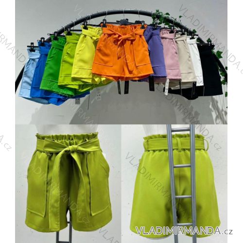 Kraťasy šortky letné dámske (S/M ONE SIZE) TALIANSKA MÓDA IMM23M10460
