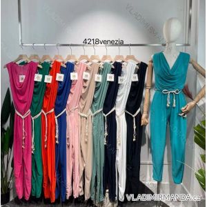 Overal icecool dlhý bez rukávu dámsky (S/M ONE SIZE) TALIANSKA MÓDA IMM23HG4218