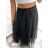 Sukňa dlhá tylová dámska (S/M ONE SIZE) TALIANSKA MÓDA IMM23M22197/DU S/M tmavo ružová