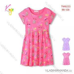 Šaty krátky rukáv detské dievčenské (98-128) KUGO TM6223