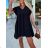 Šaty letné mušelínové oversize krátky rukáv dámske (S/M ONE SIZE) TALIANSKA MÓDA IMWGB232309