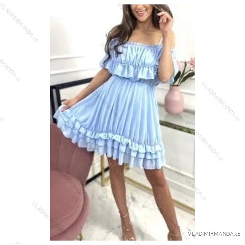 Šaty letné na ramienka carmen dámske (S/M ONE SIZE) TALIANSKA MÓDA IMWPO232320
