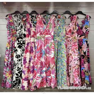 Šaty letné dlhé bez rukávov dámske (S/M ONE SIZE) TALIANSKA MÓDA IMWGS232327