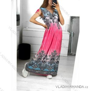 Šaty dlhé elegantné icecool bez rukávov dámske (M/L, XL/XXL) AINUOSI TALIANSKA MODA IMB237719
