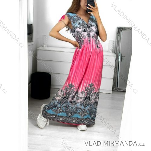 Šaty dlhé elegantné icecool bez rukávov dámske (M/L, XL/XXL) AINUOSI TALIANSKA MODA IMB237719