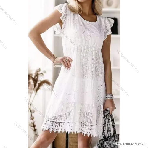 Šaty letné boho krajkové bez rukávu dámske (S/M ONE SIZE) TALIANSKA MÓDA IMPEM231125