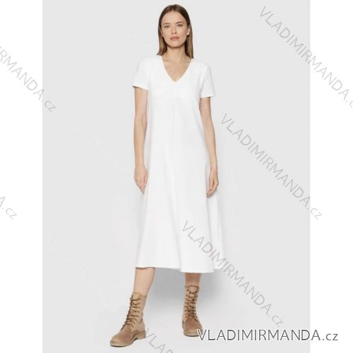 Šaty dlhé letné krátky rukáv dámske (S/M ONE SIZE) TALIANSKA MÓDA IMWGB232445