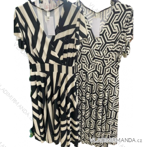 Šaty letné icecool krátky rukáv dámske (S/M ONE SIZE) TALIANSKA MÓDA IMM23M5471A