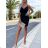 Šaty elegantné ramienka dámske (S/M ONE SIZE) TALIANSKA MÓDA IMD23140/DUR staroružová S/M