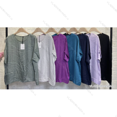 Súprava letné nohavice dlhé a tunika krátky rukáv dámsky (S/M ONE SIZE) TALIANSKA MÓDA IMPGM233609/5338