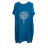 Šaty letné krátky rukáv dámske nadrozmer (3XL/4XL ONE SIZE) TALIANSKA MÓDA IMWQ23TREE