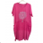 Šaty letné krátky rukáv dámske nadrozmer (3XL/4XL ONE SIZE) TALIANSKA MÓDA IMWQ23TREE