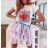 Tričko krátky rukáv dámske (S / M ONE SIZE) TALIANSKÁ MÓDA IMWY21609/DR S / M biela