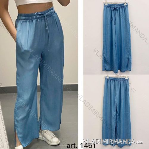 Nohavice dlhé riflové dámske (S/M/L ONE SIZE) TALIANSKA MÓDA IMD23480