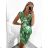 Šaty letné icecool krátky rukáv dámske (S/M ONE SIZE) TALIANSKA MÓDA IMM23M177