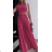 Súprava letné nohavice dlhé a croptop bez rukávu dámsky (S/M ONE SIZE) TALIANSKA MÓDA IMPGM233867/3868