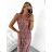 Šaty dlhé letné bez rukávu dámske (M/L, XL/2XL) TALIANSKA MODA IMB23F909
