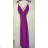 Šaty letné dlhé elegantné na ramienka dámske (S/M ONE SIZE) TALIANSKA MÓDA IMPGM2310977