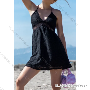Šaty letné na ramienka dámske (S/M ONE SIZE) TALIANSKA MÓDA IMPGM236635