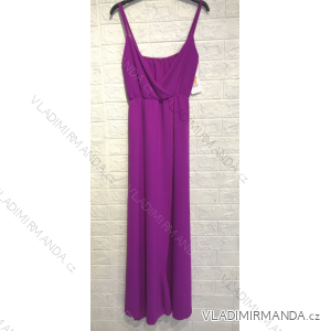 Šaty letné dlhé elegantné na ramienka dámske (S/M ONE SIZE) TALIANSKA MÓDA IMPGM2320812