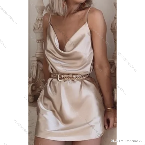 Šaty letné na ramienka dámske (S/M ONE SIZE) TALIANSKA MÓDA IMPLP2398620050