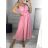 Šaty letné elegantné na ramienka dámske (S/M ONE SIZE) TALIANSKA MÓDA IMWGB231706