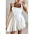 Šaty krátke spoločenské na ramienka dámske (S/M ONE SIZE) TALIANSKA MÓDA IMPBB23A200591