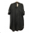 Šaty košeľové oversize 3/4 rukáv dámske nadrozmer (XL/2XL ONE SIZE) TALIANSKA MODA IM723SEINA