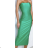 Šaty elegantný carmen bez rukávov dámske (S/M ONE SIZE) TALIANSKA MÓDA IMPBB23A118155