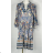 Šaty letné 3/4 rukáv dámske (S/M ONE SIZE) TALIANSKA MÓDA IMPBB23F10299C