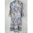 Šaty letné 3/4 rukáv dámske (S/M ONE SIZE) TALIANSKA MÓDA IMPBB23F10299C