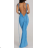 Šaty dlhé letné elegantné na ramienka dámske (S/M ONE SIZE) TALIANSKA MÓDA IMPBB24H6536