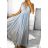 Šaty dlhé letné elegantné spoločenské bez rukávov dámske (S/M ONE SIZE) TALIANSKA MÓDA IMPSH237554