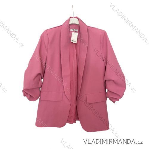 Sako dlhý rukáv dámsky nadrozmer (M/L/XL) TALIANSKA MÓDA IMWB23LOVE