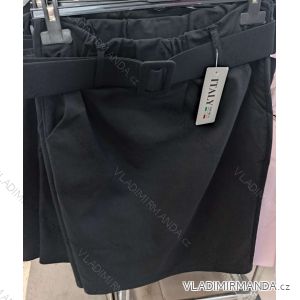 Sukňa stredne dlhá s opaskom strečová dámska (M/L ONE SIZE) TALIANSKA MÓDA IM323071