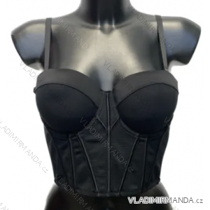Croptop letný na ramienka dámsky (S/M ONE SIZE) TALIANSKA MÓDA IMPLS23CH3007