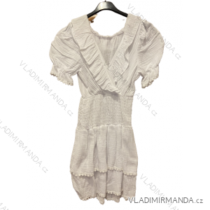 Šaty letné 3/4 dlhý rukáv dámske (S/M ONE SIZE) TALIANSKA MÓDA IMWGB23ITALY