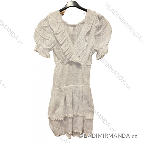 Šaty letné 3/4 dlhý rukáv dámske (S/M ONE SIZE) TALIANSKA MÓDA IMWGB23ITALY
