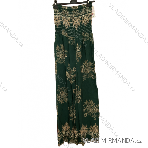 Overal dlhý bez ramínek dámsky (S/M ONE SIZE) TALIANSKA MODA IM723BOOHO/DU S/M smaragdová