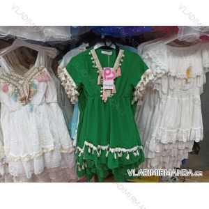 Šaty letné krátky rukáv detské dorast dievčenské (4-14 ROKOV) TALIANSKA MÓDA IVD23SATY