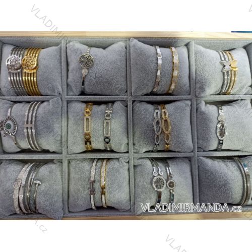 Náramok oceľový dievčenské a dámsky (ONE SIZE) BIŽUTÉRIA BIZ23009