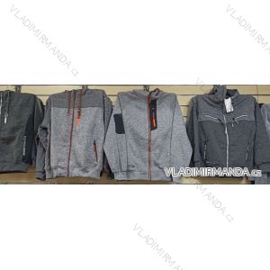 Mikina na zips s kapucňou pánska nadrozmer (M-3XL) DALEF DAL23001