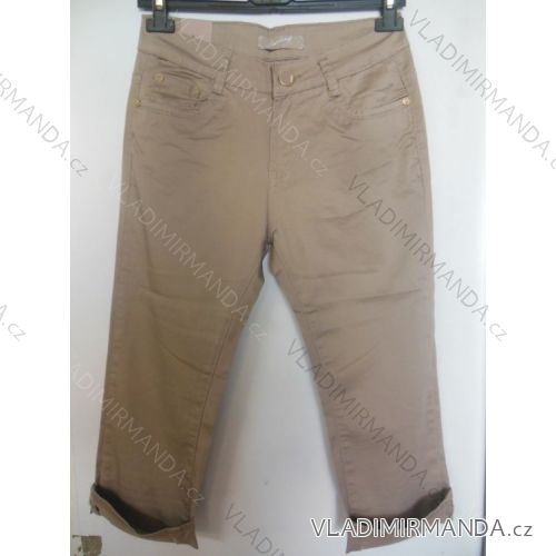 Nohavice 3/4 krátke dámske (36-46) SMILING JEANS W840