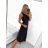 Šaty dlhé letné elegantné bez rukávov dámske (S/M ONE SIZE) TALIANSKA MÓDA IMM23M5790/DU S/M béžová