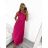 Šaty dlhé letné elegantné bez rukávov dámske (S/M ONE SIZE) TALIANSKA MÓDA IMM23M5790/DU S/M béžová