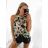 Tielko top bez rukávov letné icecool dámske (S/M/L ONE SIZE) TALIANSKA MÓDA IMM23M84215-3/DU M/L zelená