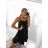 Šaty letné na ramienka dámske (S/M/L/XL ONE SIZE) TALIANSKA MÓDA IMPGM2375272/DU S/M svetlo ružová